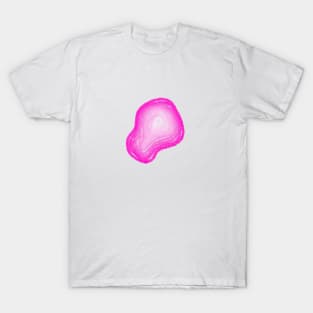 pink watercolor abstract design T-Shirt